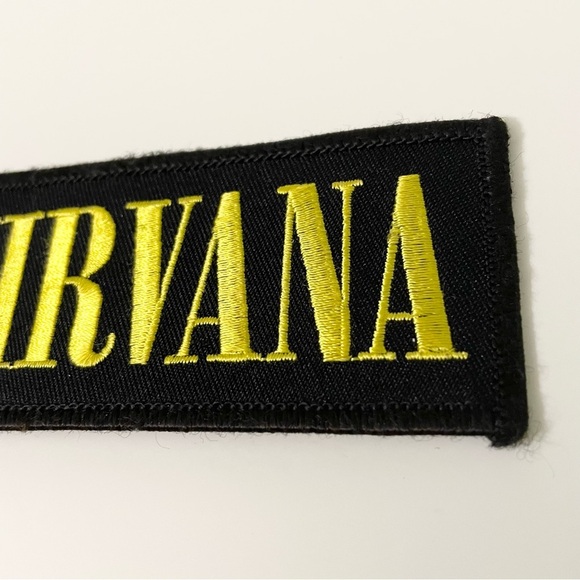Vintage 1999 Nirvana Patch Black Yellow - Picture 2 of 11